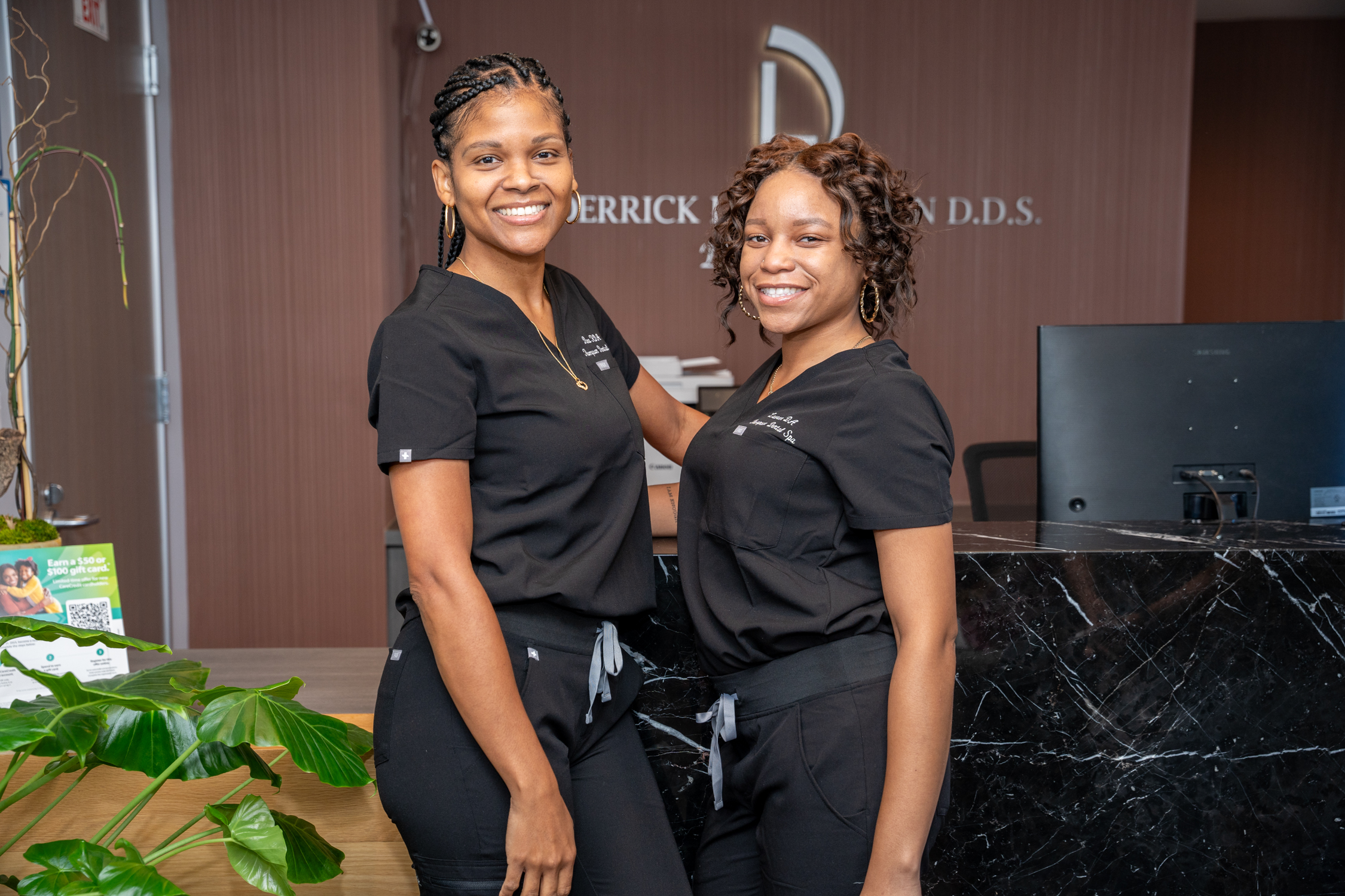 Dana and Lauren at the clinic - Dental Bridges In Los Angeles, CA Dana and Lauren at the clinic - Dental Bridges In Los Angeles, CA